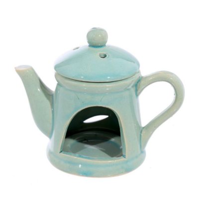 Ölbrenner – Teekanne mit Deckel – Blau