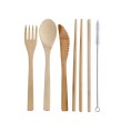 Bamboo Cutlery Set - Flowers Bamboo Cutlery Set - Flowers
