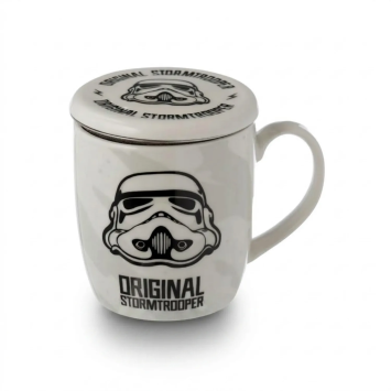Tazza Stormtrooper in porcellana con colino da tè | GECODART