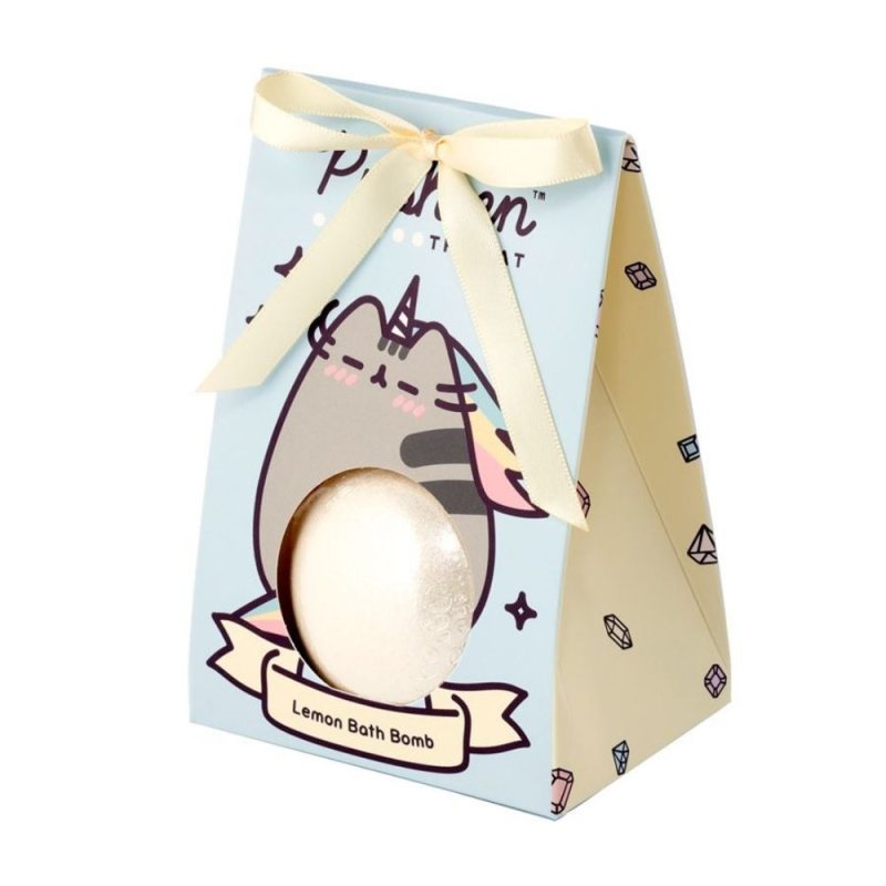 Scented bath ball, Pusheenicorn collection, lemon