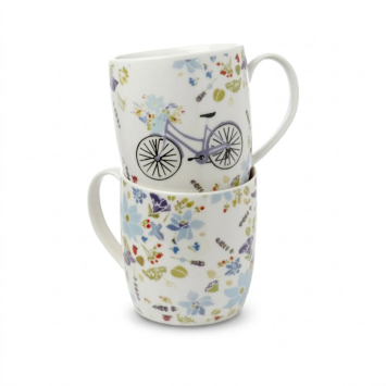 Mug porcelaine Julie Dodsworth lot de 2 tasses | GECODART