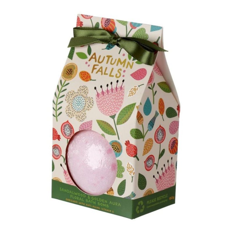 Autumn flowers scented bath ball