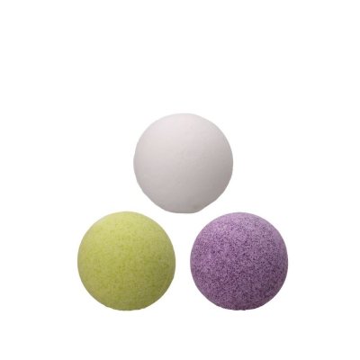 6 Small scented bath balls, floral garden