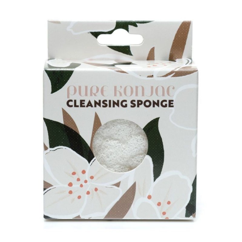 Konjac cleansing sponge, Florens jasminum - Jasmine flowers