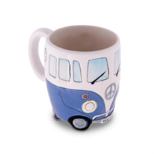 Official Blue Ceramic Volkswagen Combi Mug | GECODART