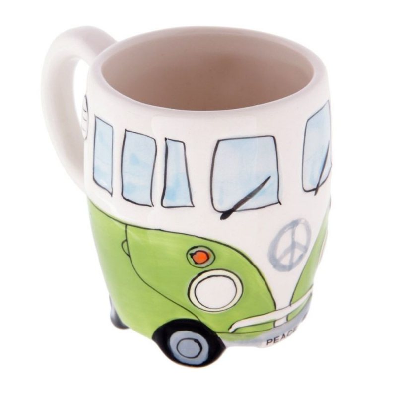 Tasse Wohnmobil - grün