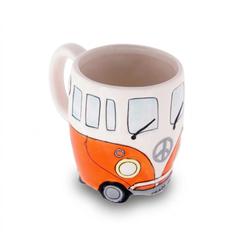 Tazza da caffè VW van vintage arancione | GECODART