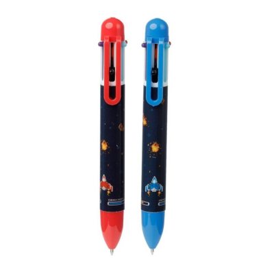 Stylo multi-couleur, 6 couleurs d'encre, Game Over, v-b