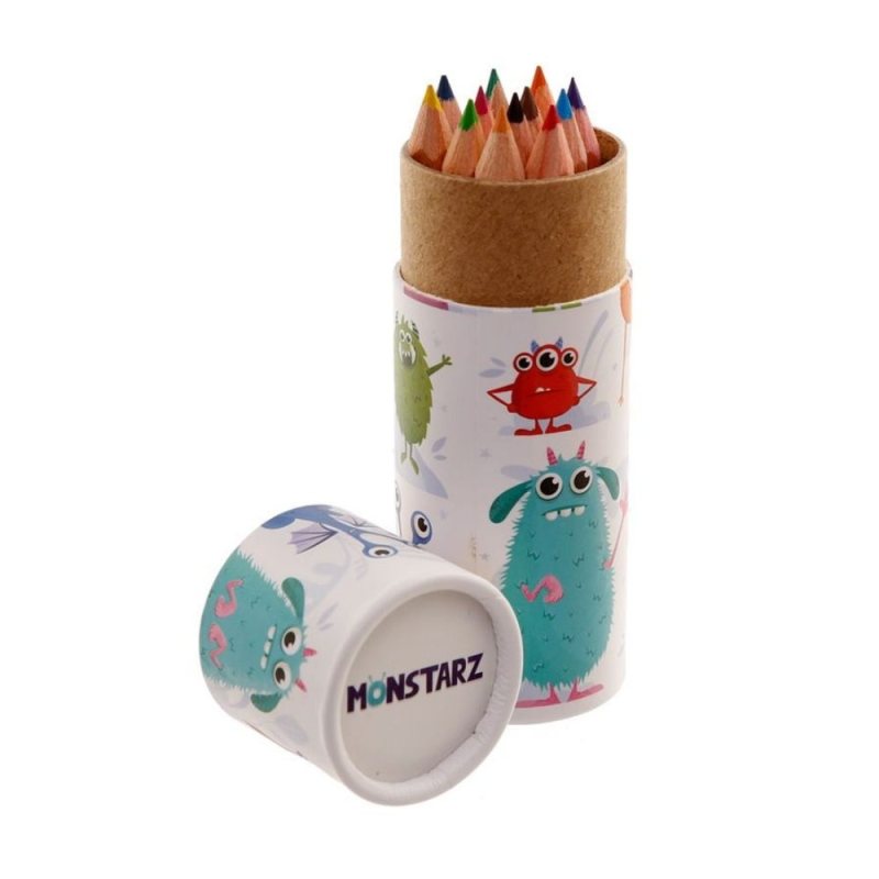 Pot à crayons de couleur, collection Monstres rigolos