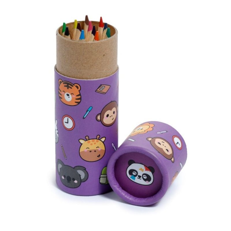 Colored pencil holder, Wild Animals collection, bv