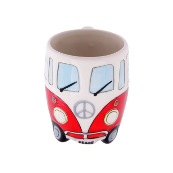 Official Red Ceramic VW Camper Van Mug | GECODART