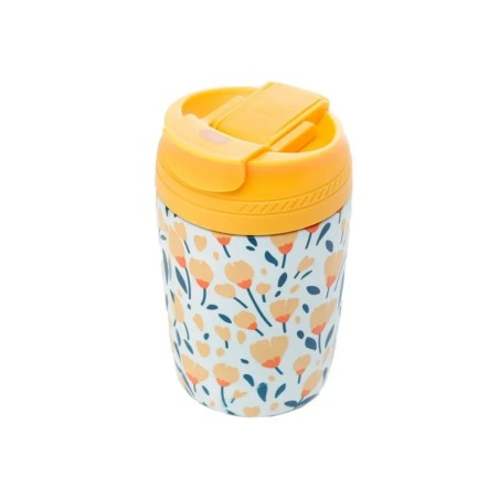 Buttercup Flowers - Insulated Mug - Gecodart