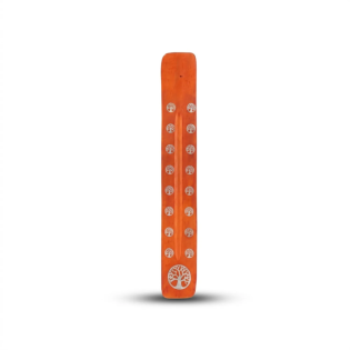Orange Tree of Life Wooden Incense Holder | Gecodart