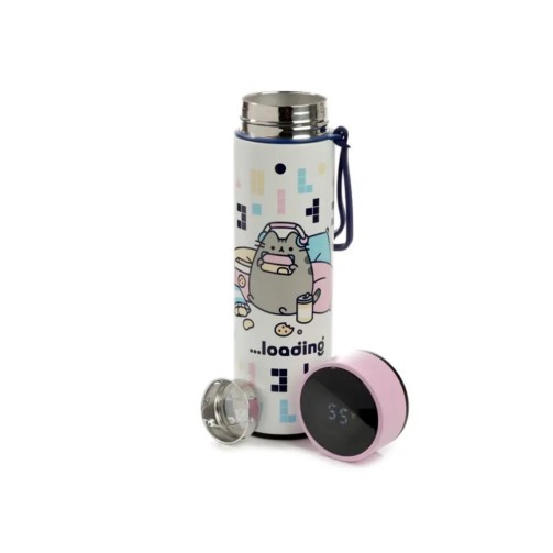 Video Game Cat - Insulated Water Bottle - See on Gecodart