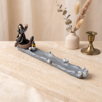 Magnifique porte-encens de la grande faucheuse | Gecodart