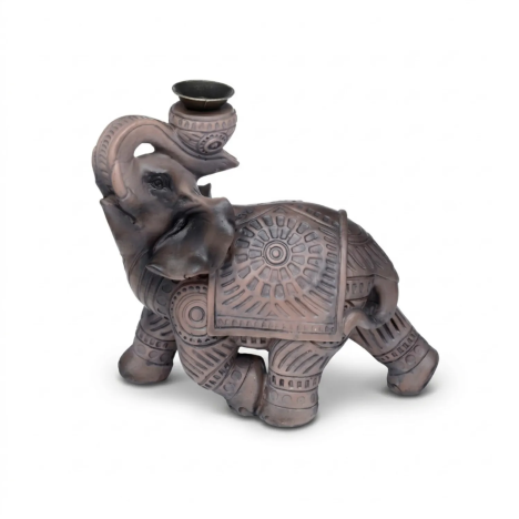 Brûleur encens cascade éléphant porte-bonheur | Gecodart
