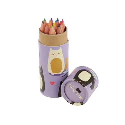 Chat - Pot à crayons de couleur - GECODART