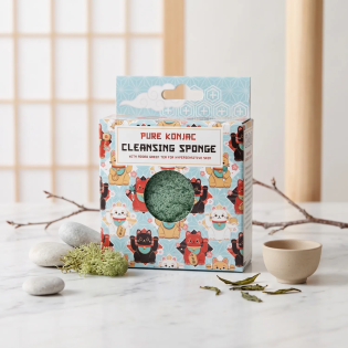 Green Tea Cleansing Konjac Sponge for Sensitive Skin Green Tea Cleansing Konjac Sponge for Sensitive Skin
