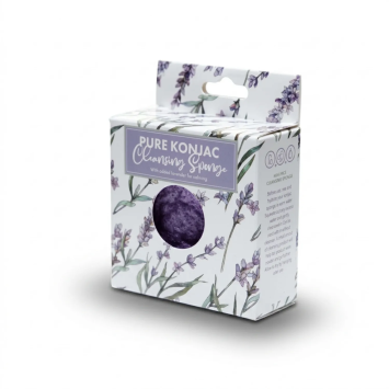 Spugna viso konjac naturale profumo di lavanda | GECODART