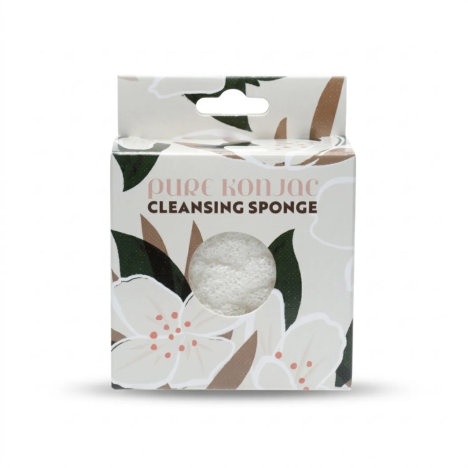 Jasmine scented konjac facial cleansing sponge | GECODART
