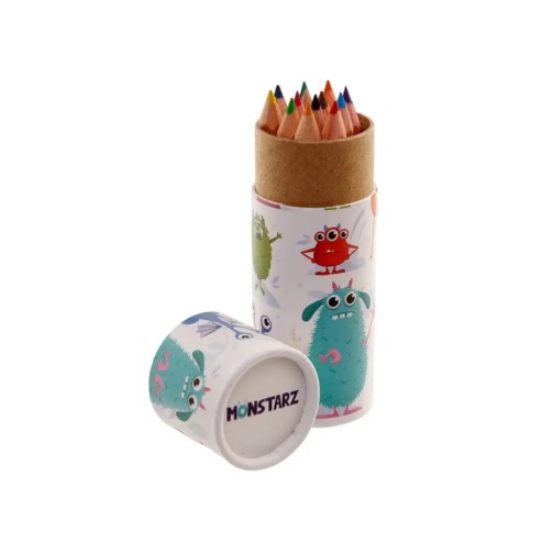 Monstres rigolos - Pot à crayons de couleur - GECODART