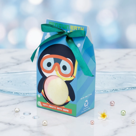 Tutti Frutti Scented Penguin Bath Bomb