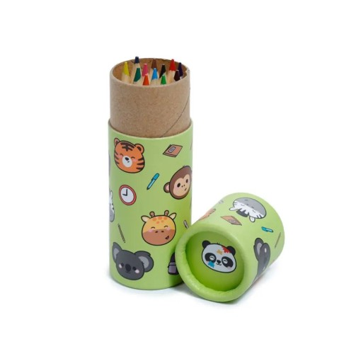 Animaux sauvages - Pot à crayons de couleur - GECODART