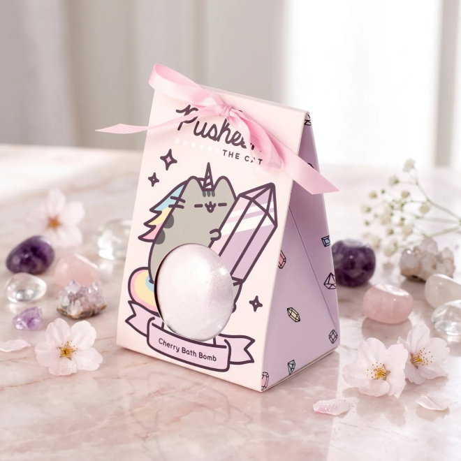 Pusheenicorn Collection Cherry Scented Bath Bomb