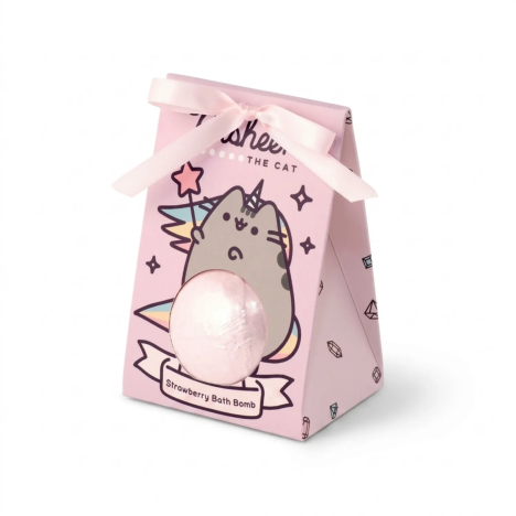 Effervescent strawberry Pusheenicorn bath bomb | GECODART