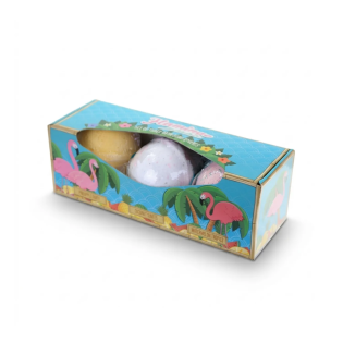 Set di tre bombe da bagno al profumo di frutta | GECODART