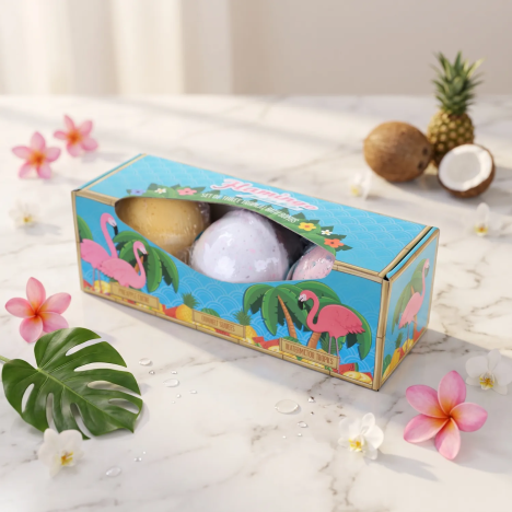 Set 3 Bombe da Bagno Profumate Ananas Cocco Anguria
