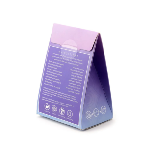 Boule de Bain Parfumée Violette Lavande et Ambre Collection Chakra