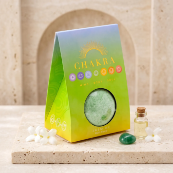 Jasmine Scented Bath Bomb Chakra Relaxation | GECODART