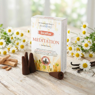 Meditation Backflow Incense Cones for Incense Waterfall
