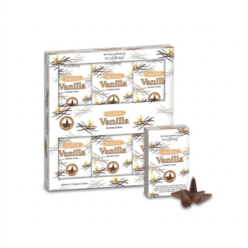 Natural & Soothing Vanilla Backflow Incense Cones | Gecodart