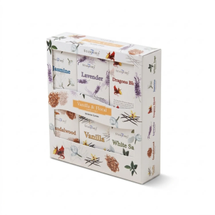 Vanilla and Floral Backflow Incense Set | Gecodart