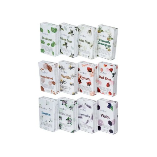 Floreale - Assortimento di coni di incenso a riflusso