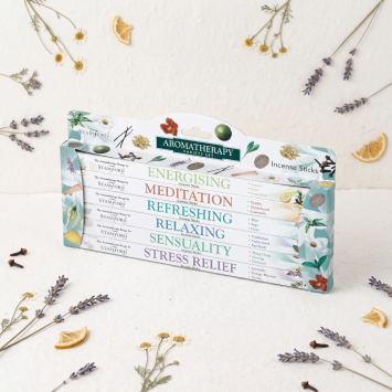 Lot de six boîtes encens naturel aromathérapie | Gecodart