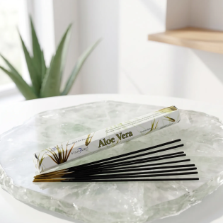 Bastoncini di Incenso Premium Aloe Vera Purificante e Rilassante