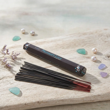 Bâtons encens naturel amour sirène rose blanche | Gecodart