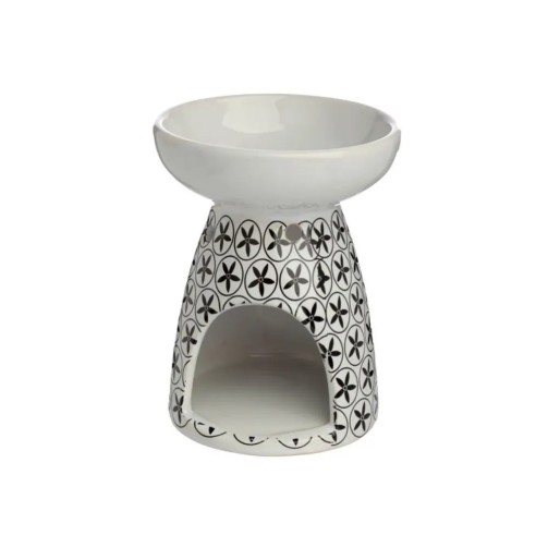 Geometric Flowers - Bruciatore per Fragranze e Cera da Fumare