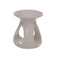 Bruciatore per fragranze e cere profumate smaltato bianco Bruciatore per fragranze e cere profumate smaltato bianco