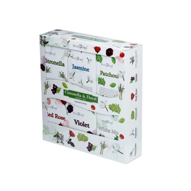 Citronnelle & Floral - Assortiment cônes d’encens à reflux Citronnelle & Floral - Assortiment cônes d’encens à reflux