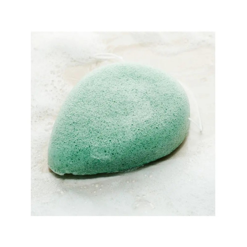 Thé vert peau sensible - Éponge nettoyante Konjac Thé vert peau sensible - Éponge nettoyante Konjac