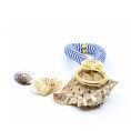 Gold, Blue, and White - Elegant Nautical-Style Keyring Gold, Blue, and White - Elegant Nautical-Style Keyring