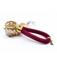 Doré Rouge - Elégant porte-clés style marin