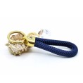Doré Bleu - Elégant porte-clés style marin