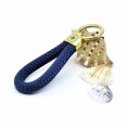 Doré Bleu - Elégant porte-clés style marin