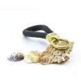 Gold Dunkelgrau – Eleganter Schlüsselanhänger im maritimen Stil