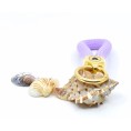 Gold Purple - Elegant Nautical-Style Keyring Gold Purple - Elegant Nautical-Style Keyring